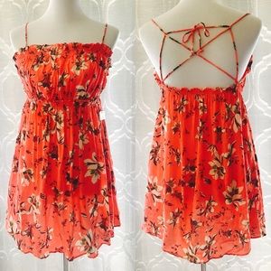 Free People Jolene Strappy Floral Festival Dress